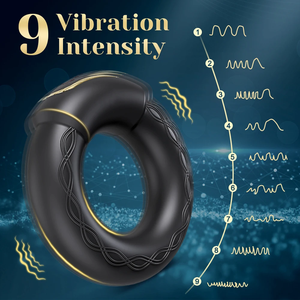 APP Bluetooth Vibrator for Men Cock Ring Penis Vibrating Penis Delay Trainer Cock Ring Glans Massager Male Sex Toys for Adult 18 - AliExpress 66