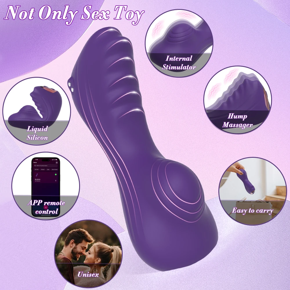 APP Control Vibrator Sex Toy for Woman Clit Clitoris Stimulator Dual Motor Wearable Vagina G spot Massager Female Masturbation