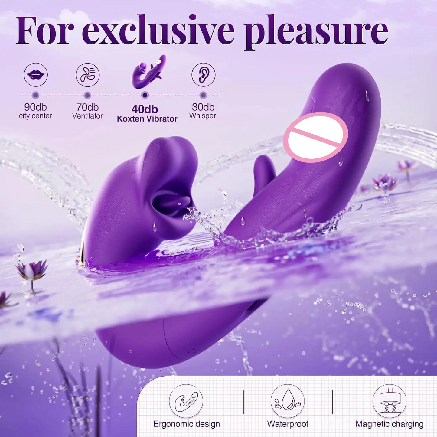 3 in 1 Tongue Licking Finger Flapping G Spot Dildo Vibrator Sex Toys for Women Clitoral Stimulation Massager Adults Masturbator