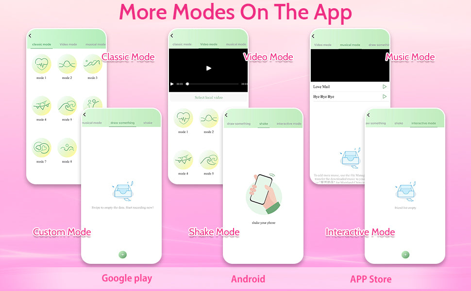 Mobile APP remote control couple interactive sex massager vibrator