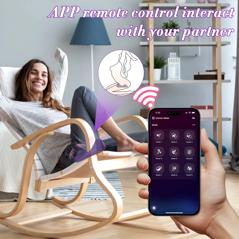 APP Control Vibrator Sex Toy for Woman Clit Clitoris Stimulator Dual Motor Wearable Vagina G spot Massager Female Masturbation