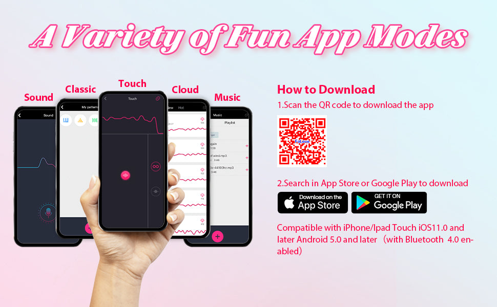 APP Mobile Bluetooth APP Vibrator