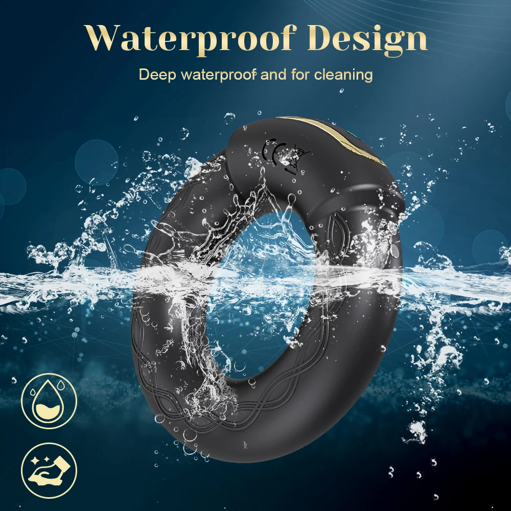 APP Bluetooth Vibrator for Men Cock Ring Penis Vibrating Penis Delay Trainer Cock Ring Glans Massager Male Sex Toys for Adult 18 - AliExpress 66