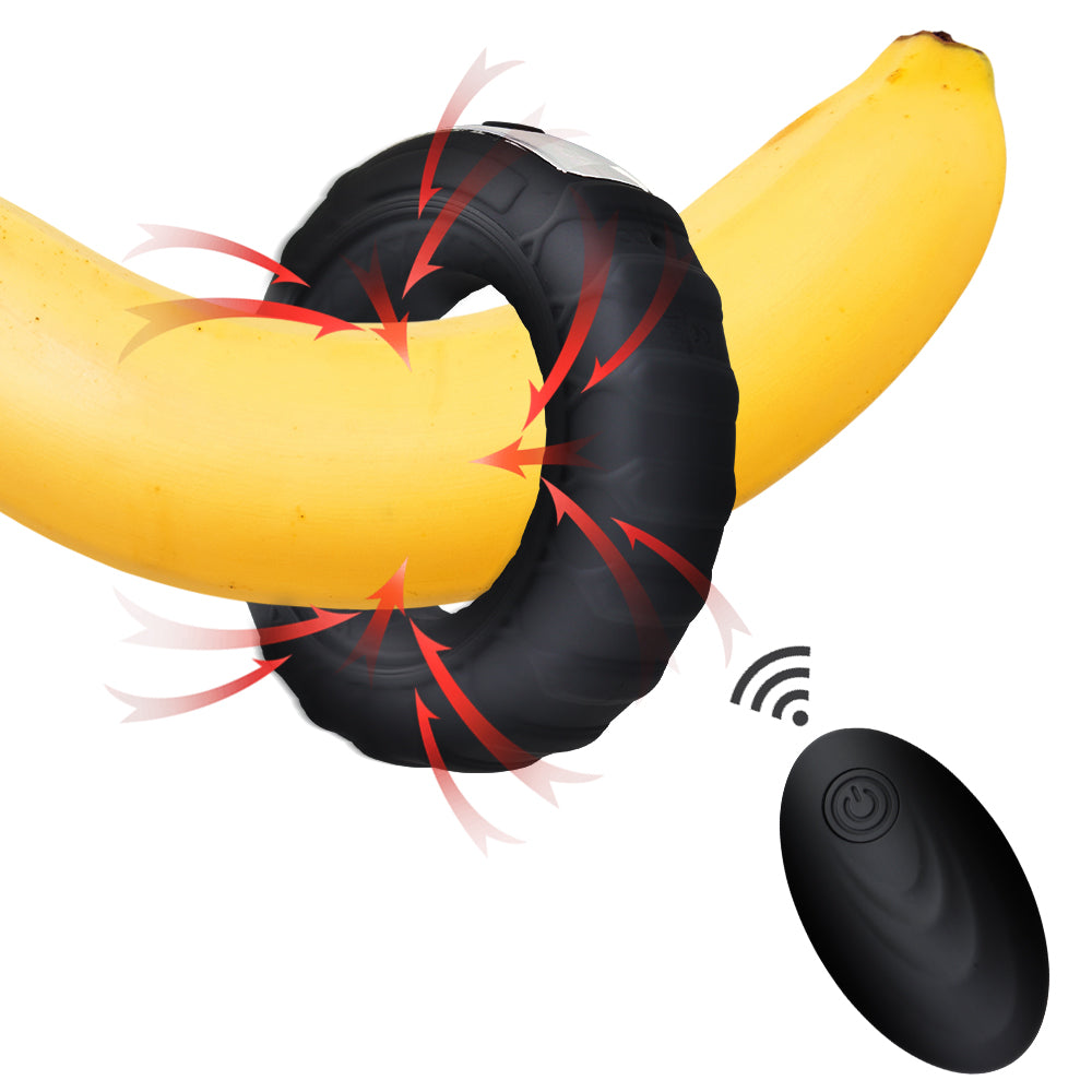 Penis trainer penis ring men delayed ejaculation sex toy USB rechargeable silicone vibrating penis ring adult sex toy for men