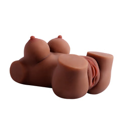 Soft Male Torso Masturbator – Realistic TPE Pocket Pussy & Anal Dual Channel Toy