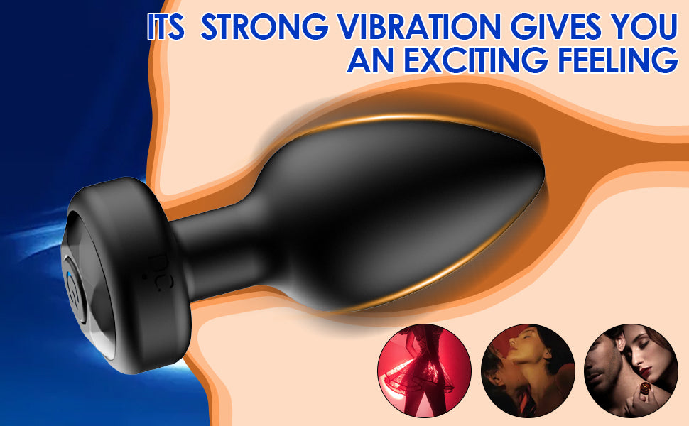 Anal Plug Sex Toys Vibrator- 3PCS Silicone Anal Toys Butt Plug Training Kit with Remote Control 10 Frequency Vibration, Vibrating Anal Plug and Prostate Massager, Adult Sex Toys and Games Black