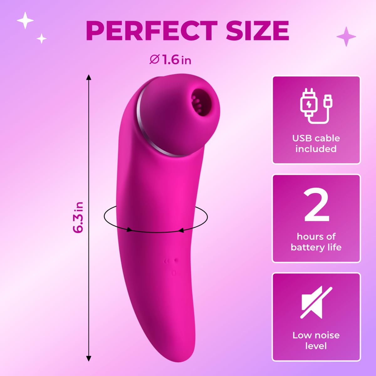 Vibrator Adult Sex Toys Dildo Sucking Vibrator - 10 Sucking & 10 Vibrating - Vibrators Adult Toys, Sex Toys Rose Sex Toy
