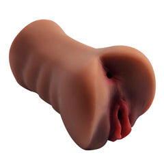 Soft Dual-Channel Male Masturbator Cup – Realistic Vagina & Anal Pocket Pussy