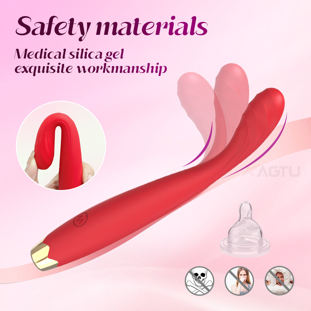 Beginner G-Spot Vibrator for Women 8 Seconds to Orgasm Finger Nipple Clitoris Stimulator Dildo Vagina Massager Sex Toy for Adult