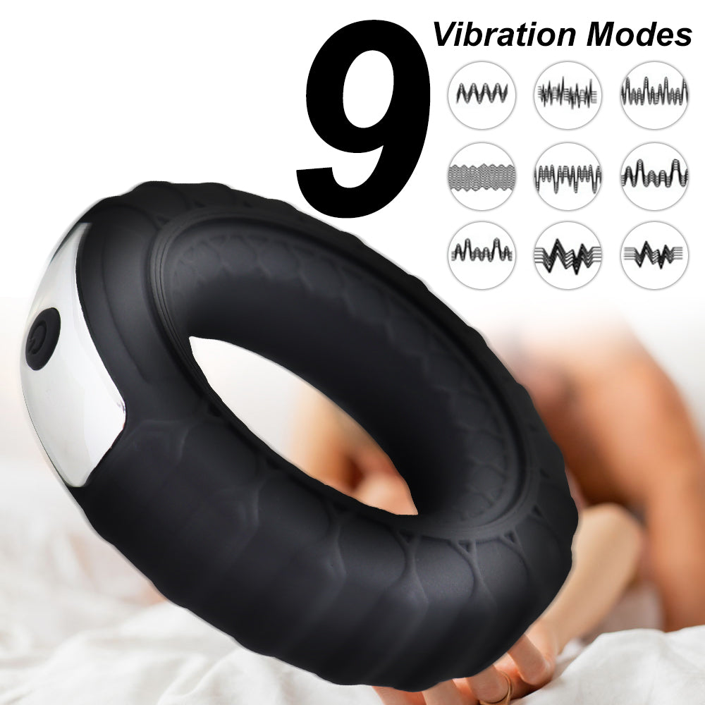 Penis trainer penis ring men delayed ejaculation sex toy USB rechargeable silicone vibrating penis ring adult sex toy for men