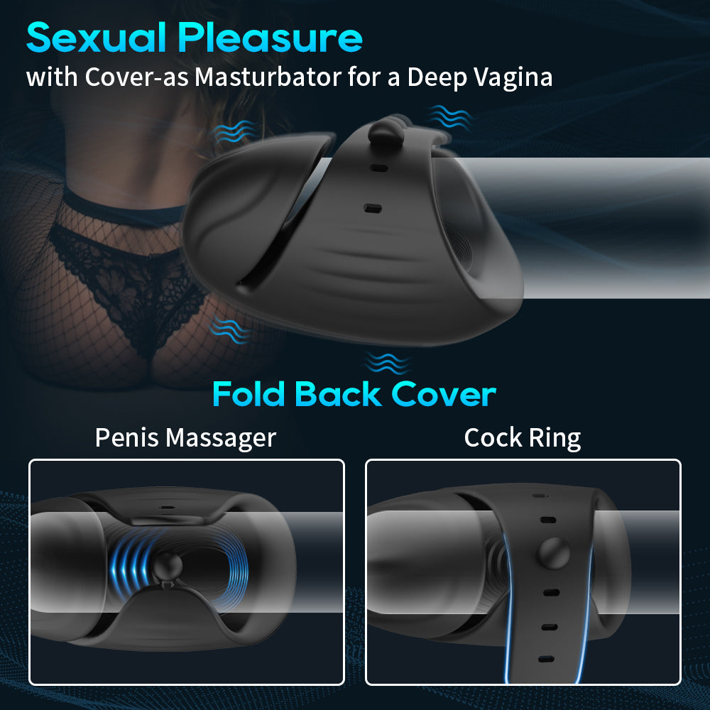 Bluetooth Penis Vibrator for Men Penis Delay Trainer