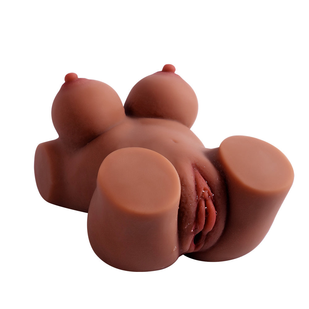 Soft Male Torso Masturbator – Realistic TPE Pocket Pussy & Anal Dual Channel Toy