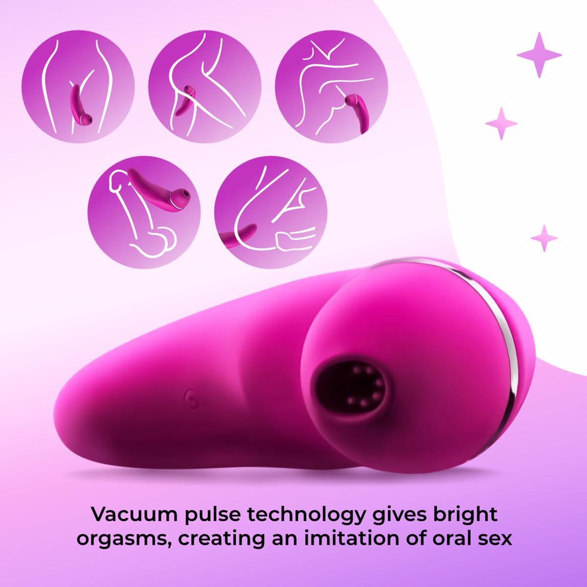 Vibrator Adult Sex Toys Dildo Sucking Vibrator - 10 Sucking & 10 Vibrating - Vibrators Adult Toys, Sex Toys Rose Sex Toy
