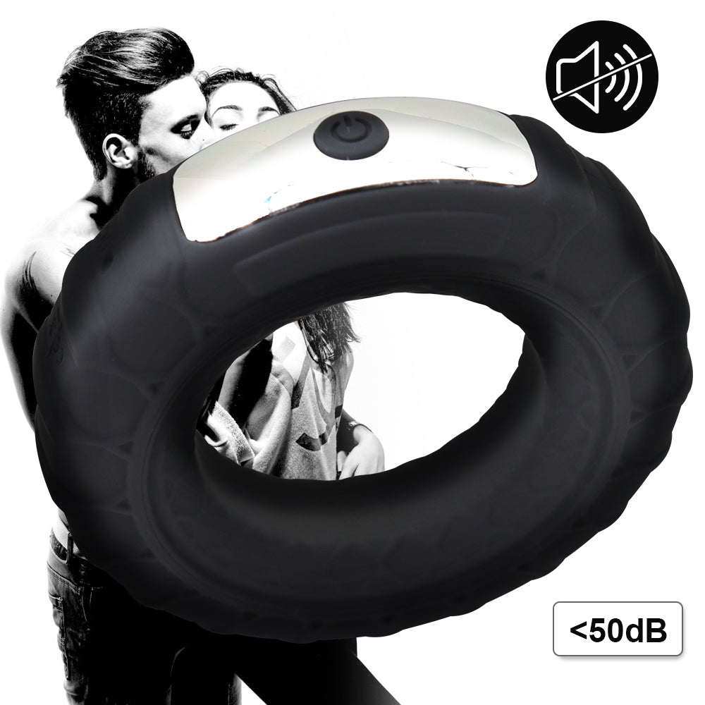 Penis trainer penis ring men delayed ejaculation sex toy USB rechargeable silicone vibrating penis ring adult sex toy for men