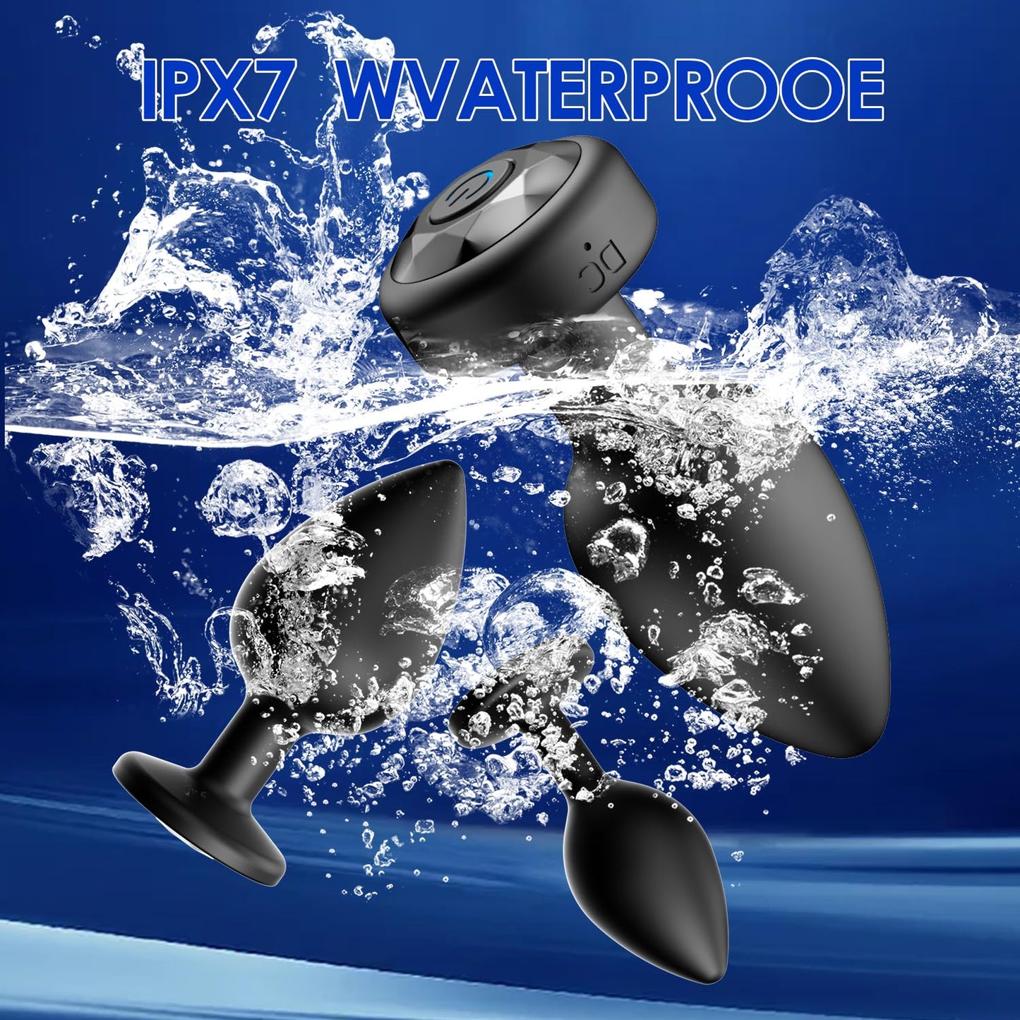 Anal Plug Sex Toys Vibrator- 3PCS Silicone Anal Toys Butt Plug Training Kit with Remote Control 10 Frequency Vibration, Vibrating Anal Plug and Prostate Massager, Adult Sex Toys and Games Black