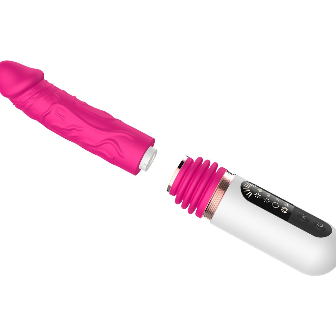 Screen Massage Gun with Adjustable Vibration and Extension, 5 Frequencies, 30mm Stroke, 950mAh Lithium Battery