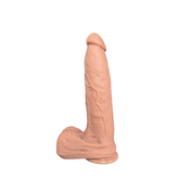 Realistic Giant Dildo – 13 Inch Suction Cup Lifelike Silicone Toy