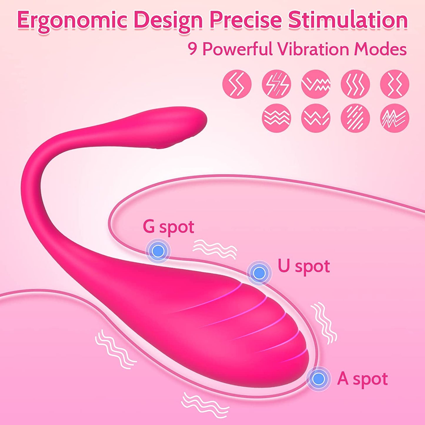 Mobile APP remote control couple interactive sex massager vibrator