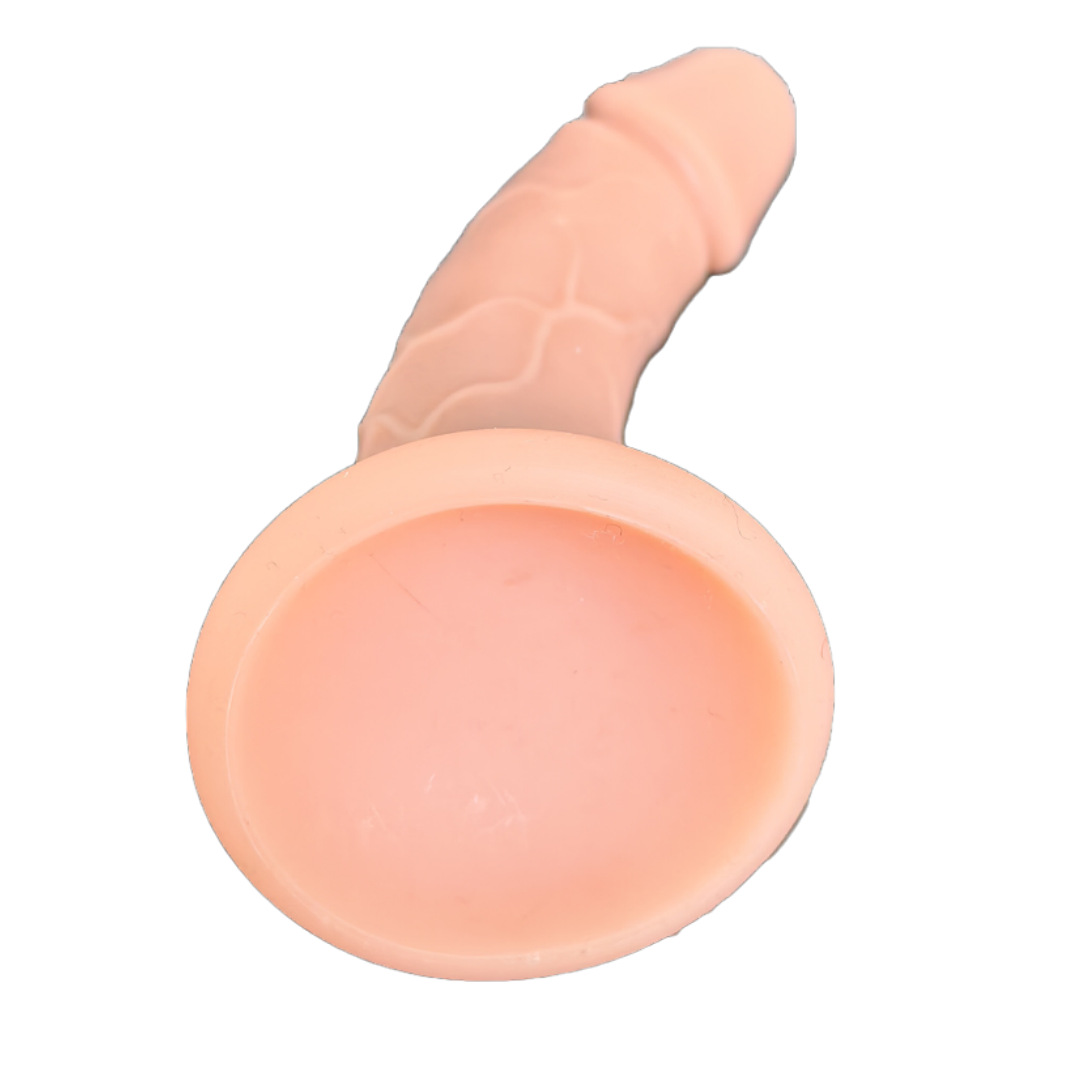 Mini Realistic Beginner Dildo – Soft Silicone, 4 Inch Pocket Toy