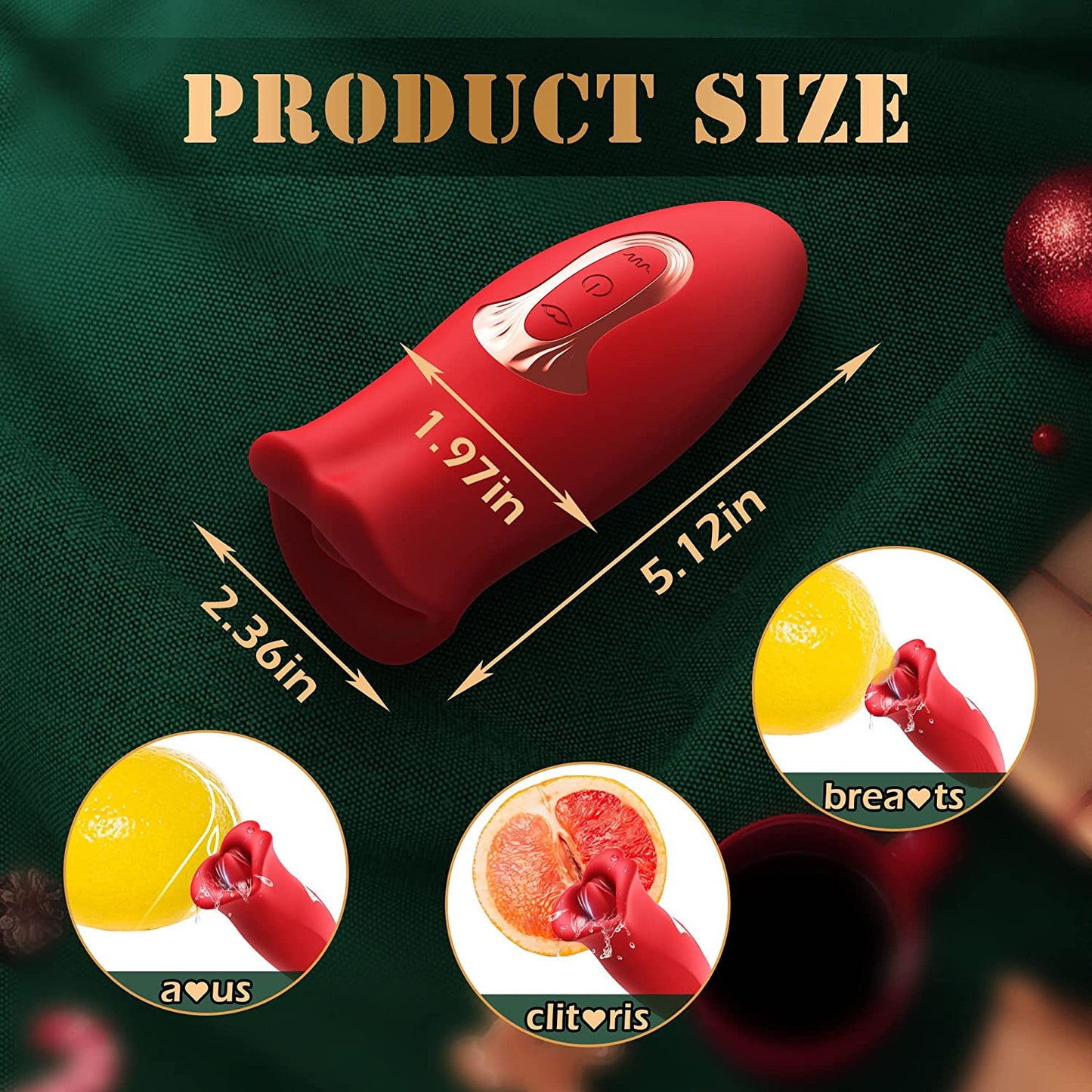 Female suction bite simulation mouth vibrator