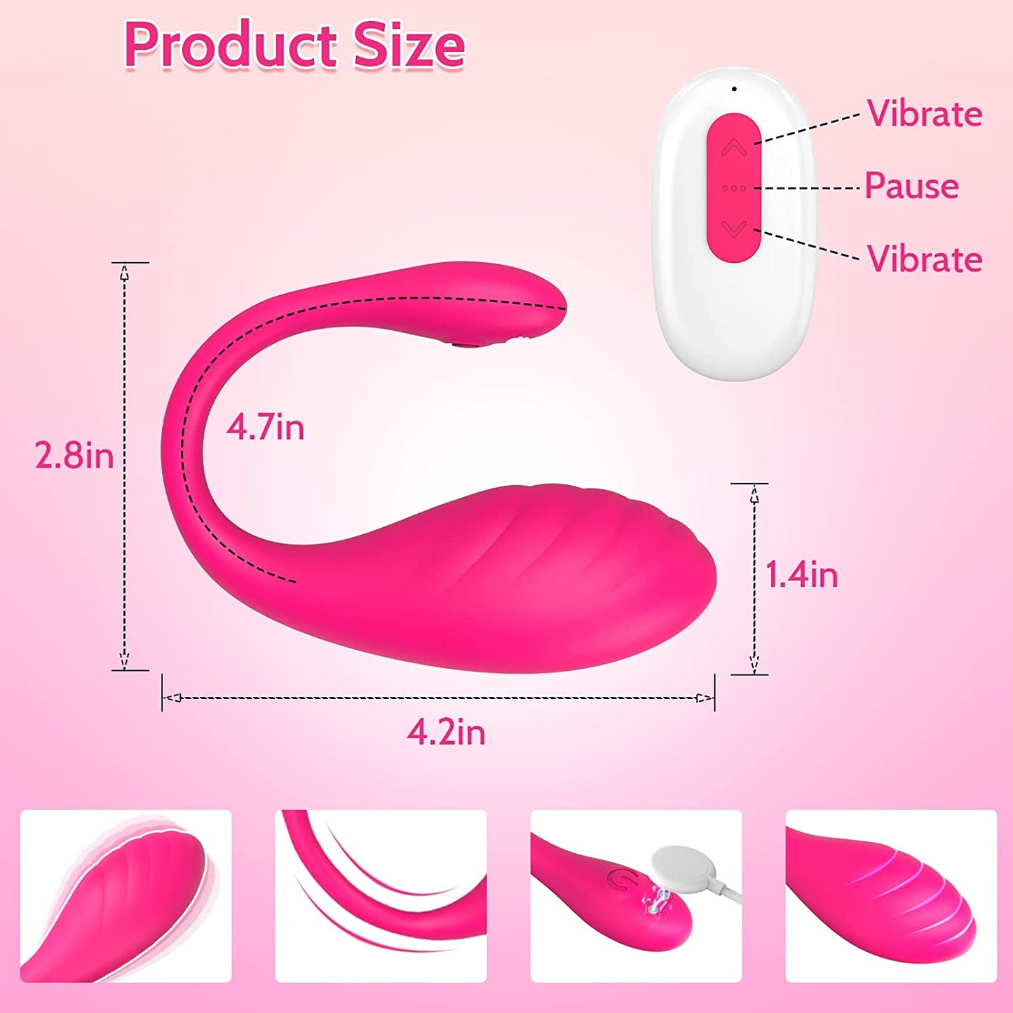 Mobile APP remote control couple interactive sex massager vibrator