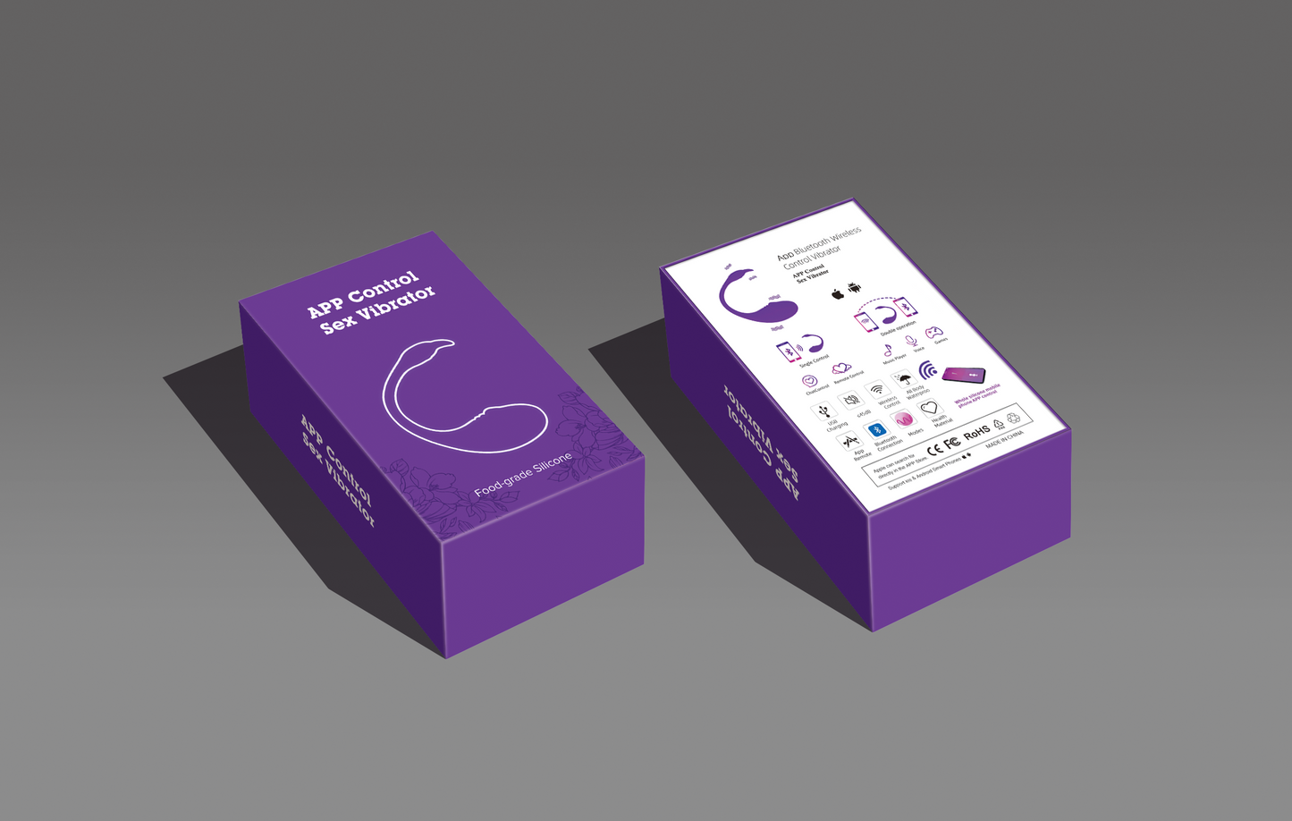 FOLOVE mobile Bluetooth APP remote control couple interactive sex massager vibrator