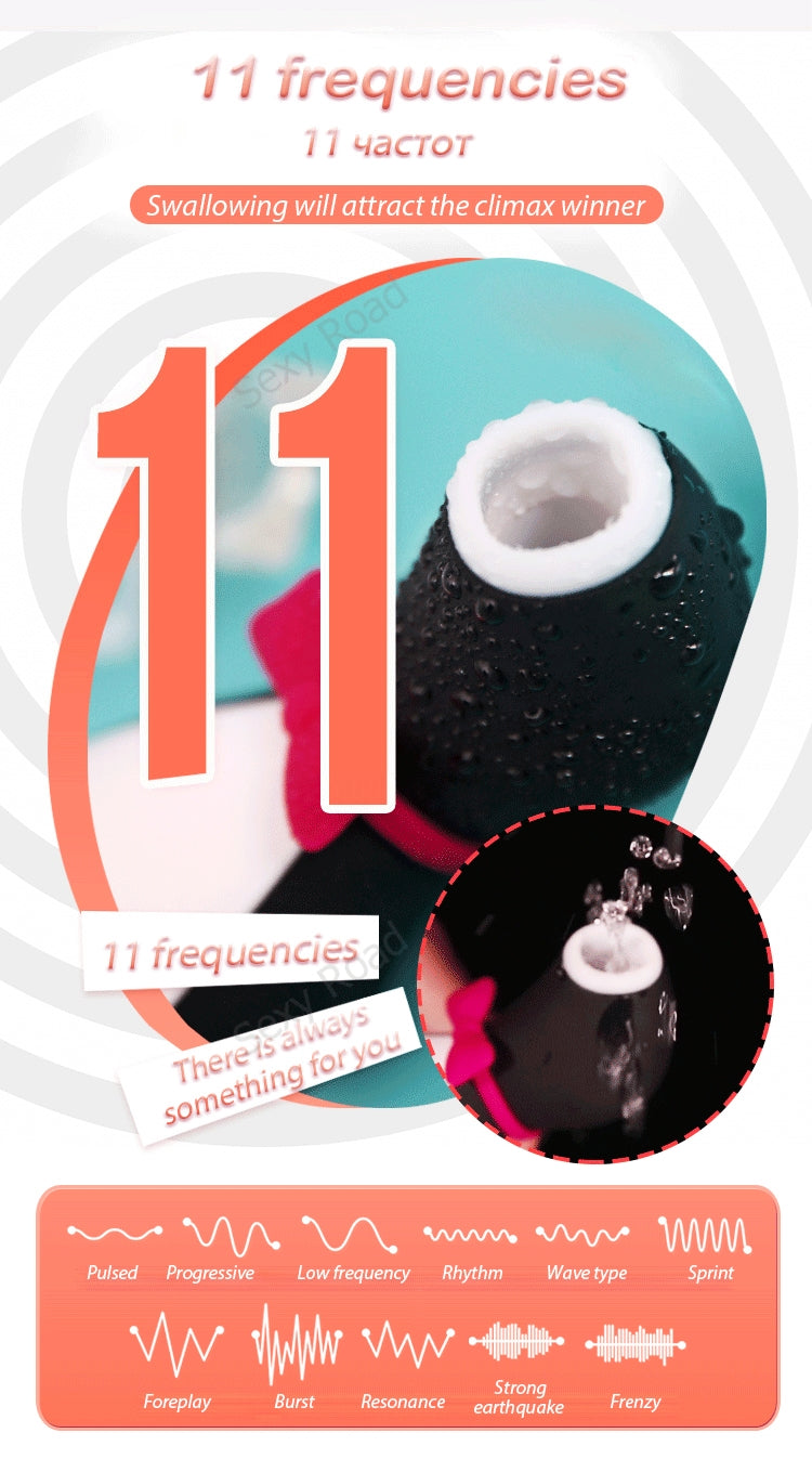 Satisfyer Pro Penguin suck Clit Stimulation G spot Silicone Vibration