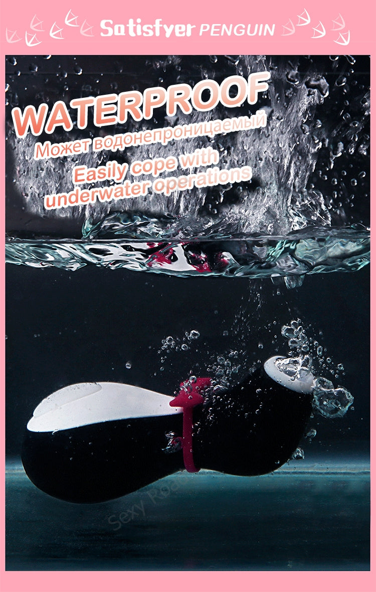 Satisfyer Pro Penguin suck Clit Stimulation G spot Silicone Vibration