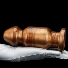 Corner Gold Mixed Anal Plug – Dual Bead PVC Design for Deep Play