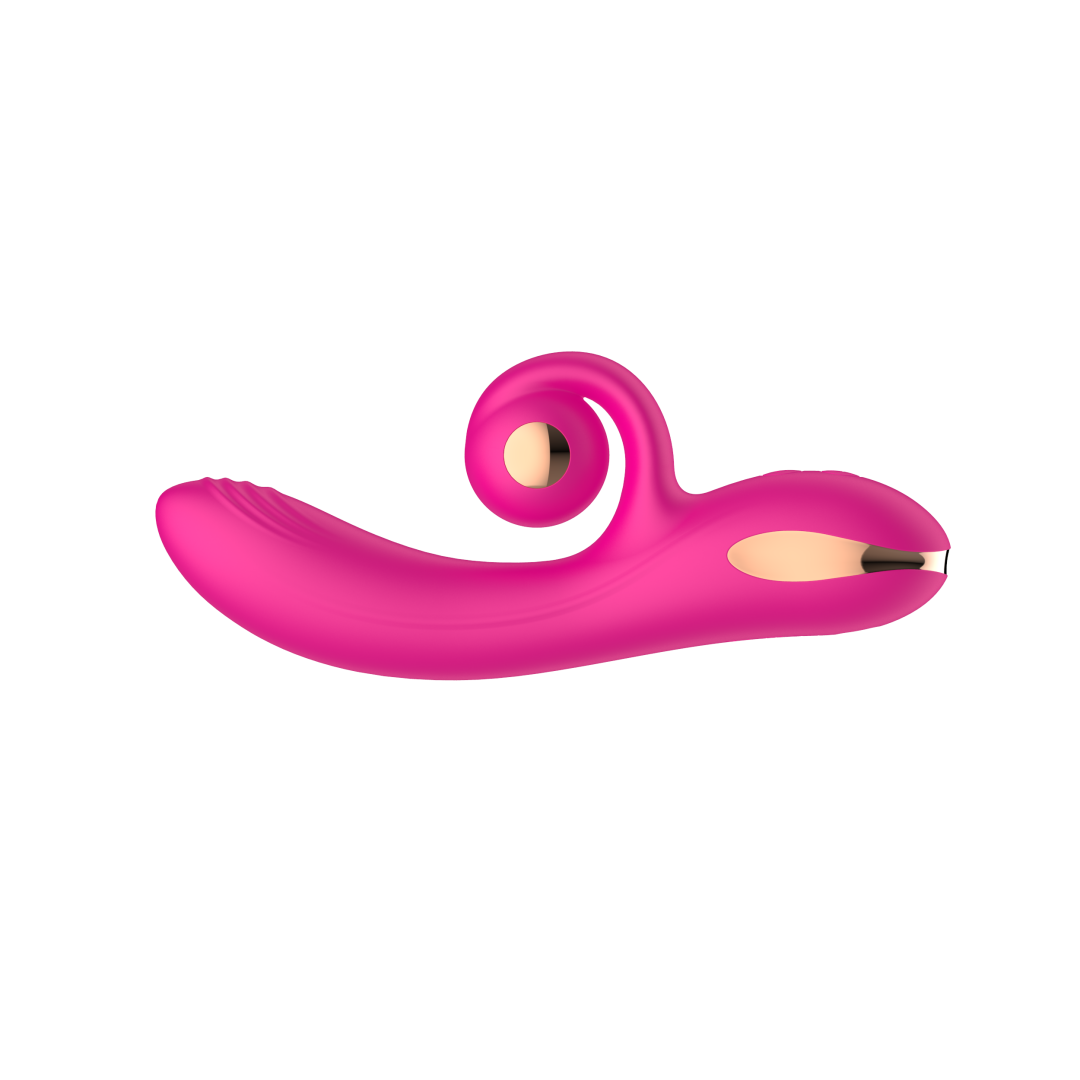 Bean Sprout Twisting Massager – 10 Twist & 10 Vibration Modes, 3 Motors, Magnetic Charging, IPX6 Waterproof