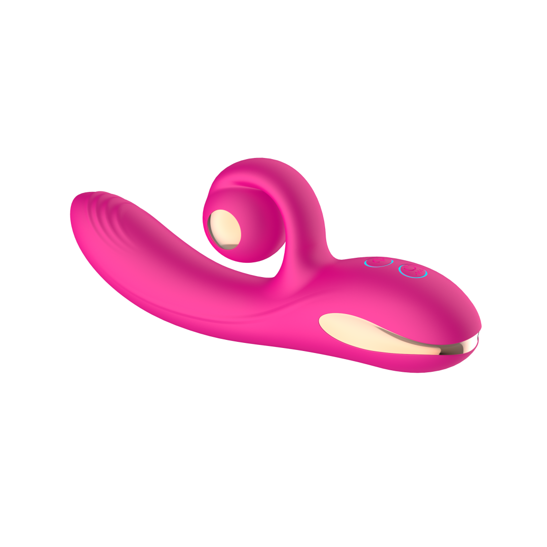 Bean Sprout Twisting Massager – 10 Twist & 10 Vibration Modes, 3 Motors, Magnetic Charging, IPX6 Waterproof
