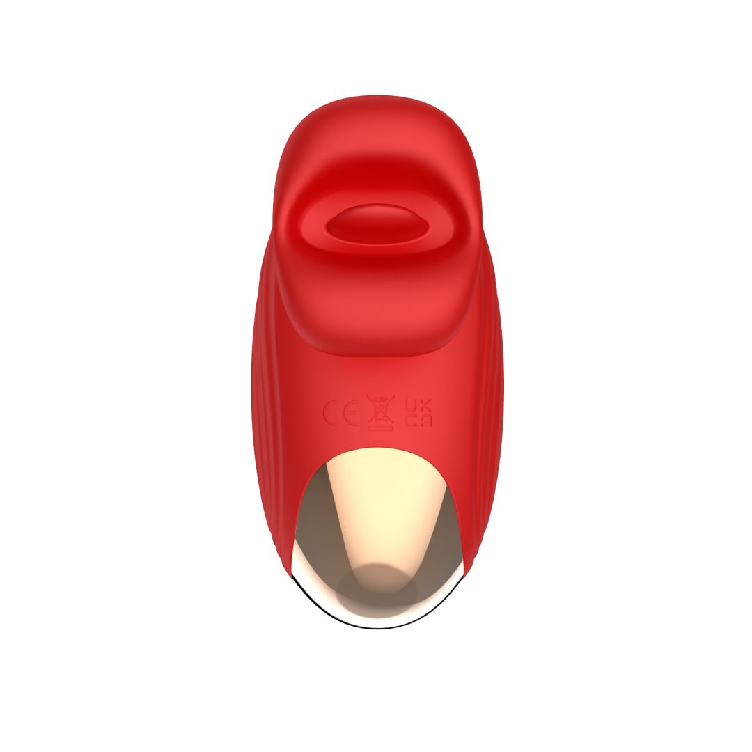 Dual Motor Magnetic Charging Massager – 10 Vibration & Biting Modes, Waterproof IPX5