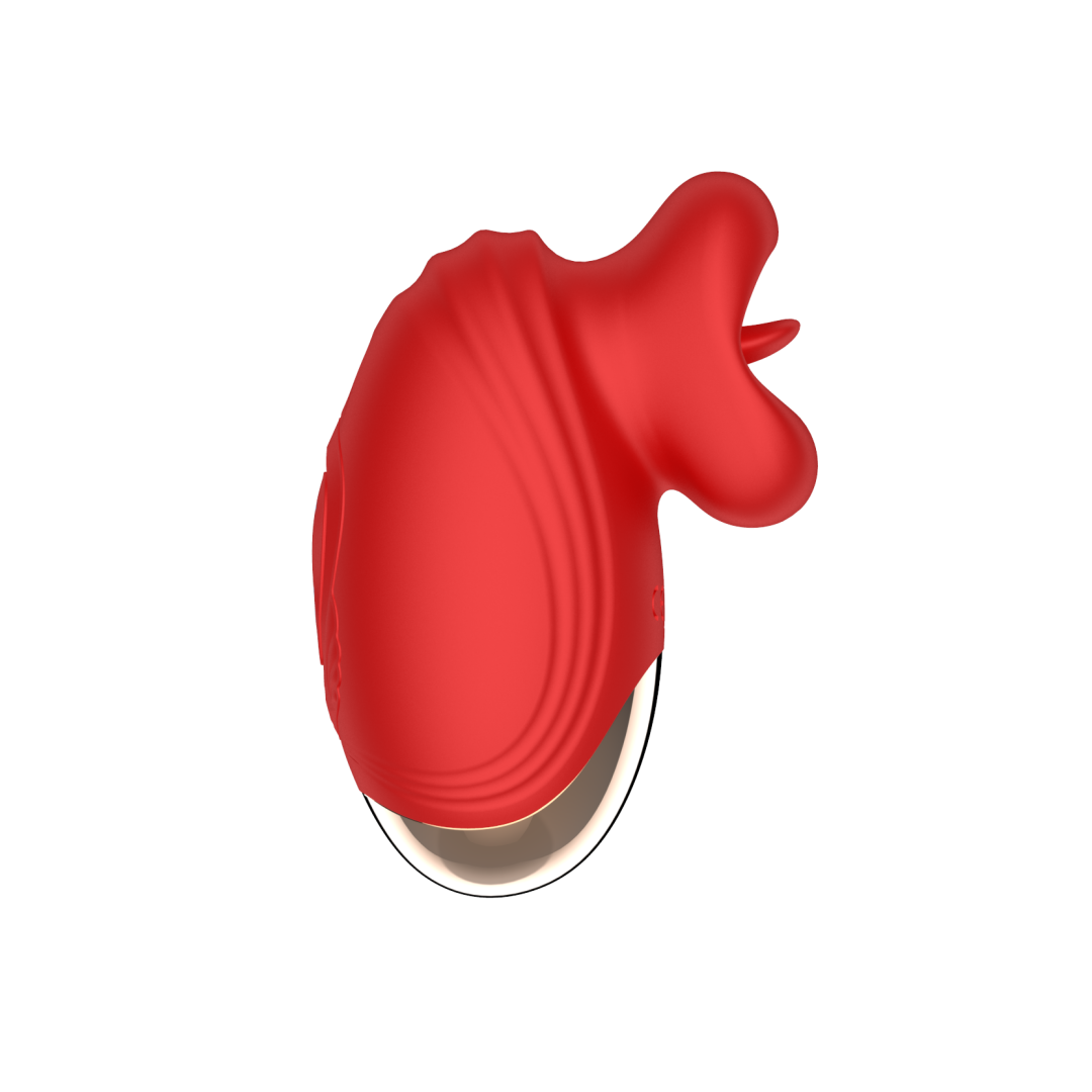 Dual Motor Magnetic Charging Massager – 10 Vibration & Biting Modes, Waterproof IPX5