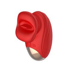 Dual Motor Magnetic Charging Massager – 10 Vibration & Biting Modes, Waterproof IPX5