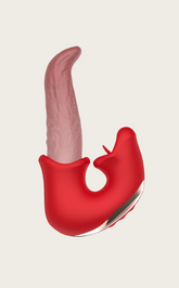 Multi-Function Silicone Massager with 10 Vibration, 10 Swing & 10 Biting Modes | 4 Motors | Type-C Charging | IPX5 Waterproof