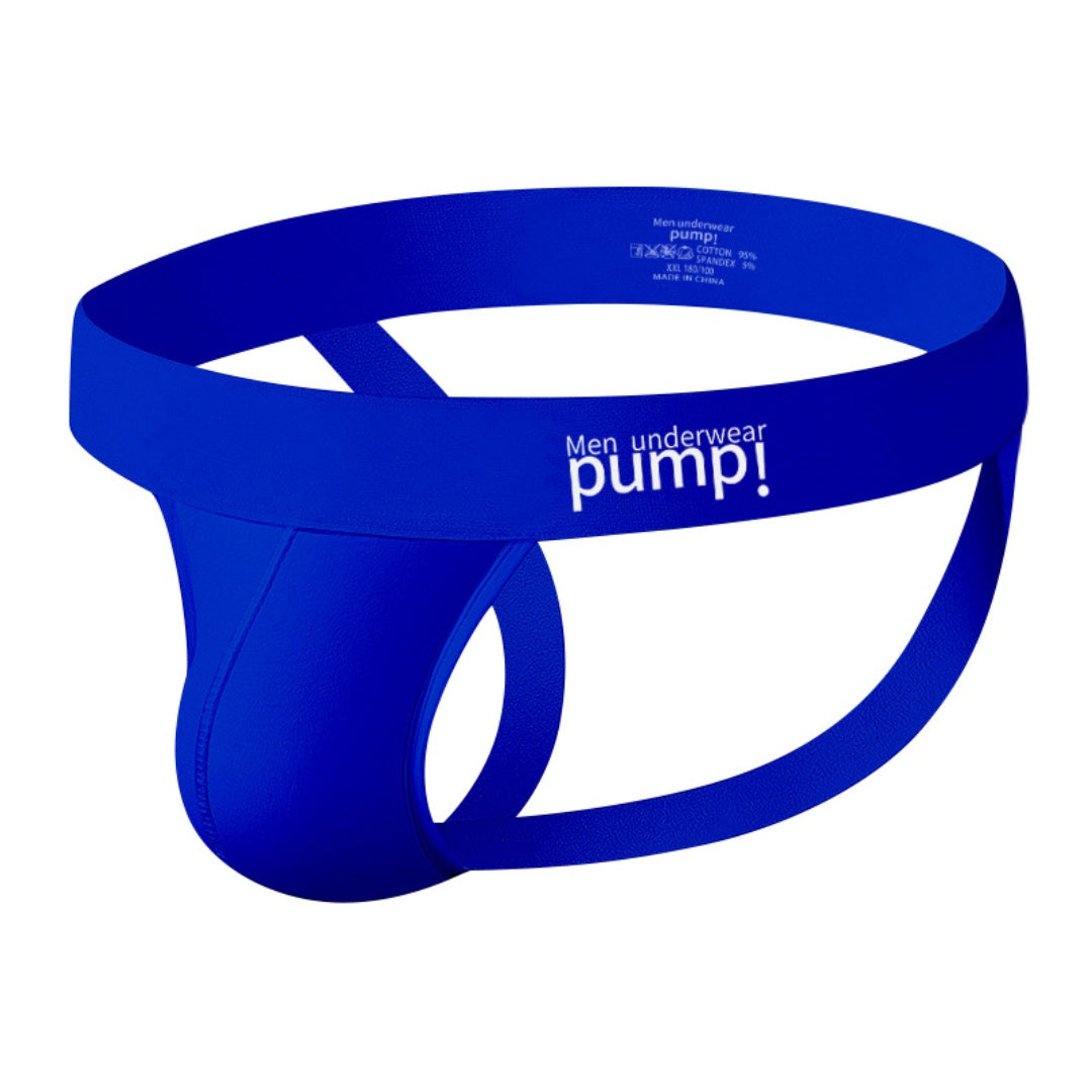 Men’s Sexy Dual-Strap Jockstrap Underwear – Low-Rise Backless Design, Soft Cotton, High-Elastic Waistband | PUMP! Style MP5009
