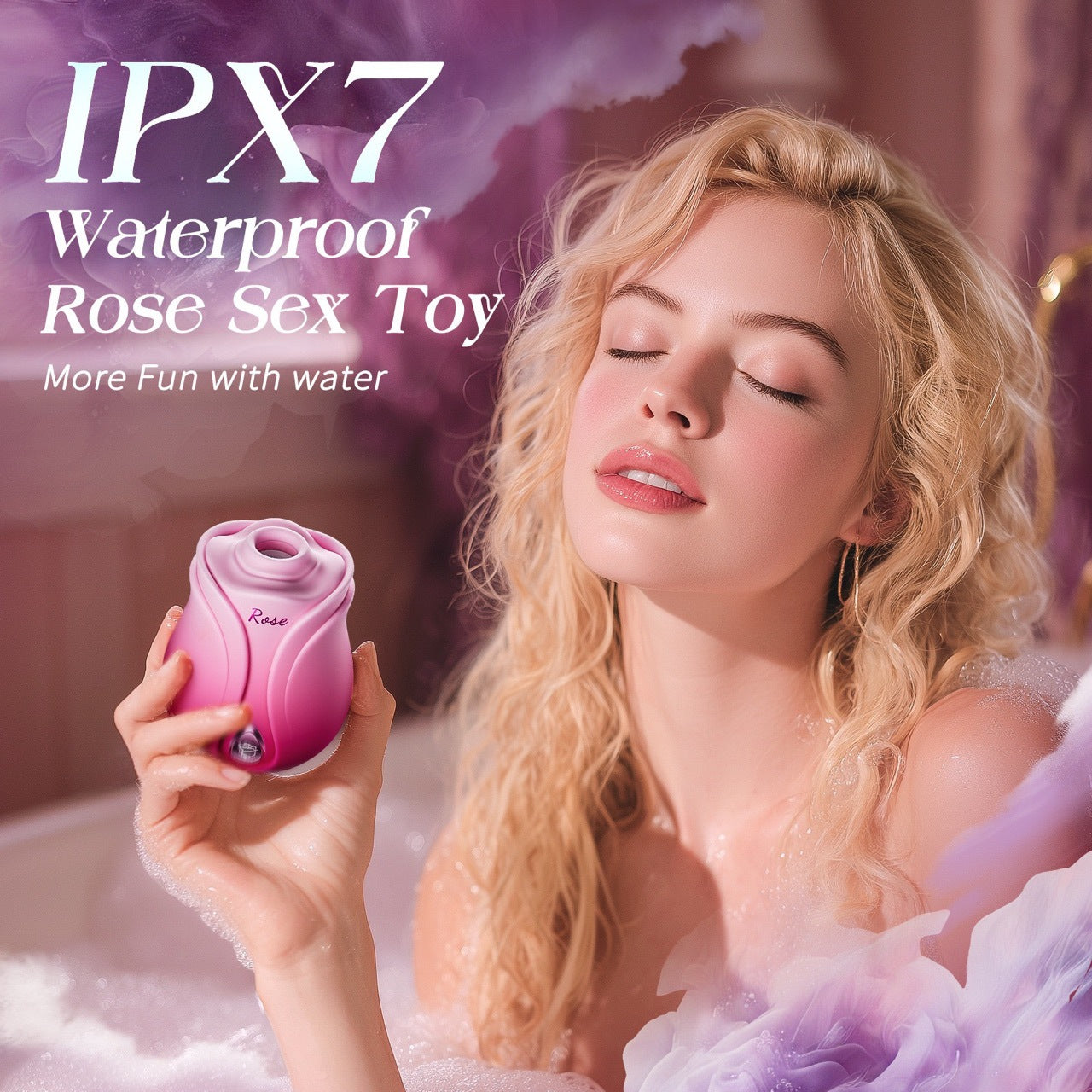 Peony Blosso Single-Head Clitoral Sucking & G-Spot Vibrator – 5 Modes, Medical-Grade Silicone, App-Enabled