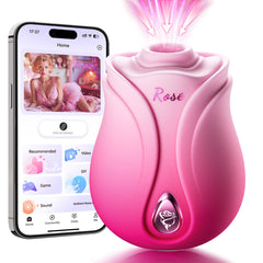 Peony Blosso Single-Head Clitoral Sucking & G-Spot Vibrator – 5 Modes, Medical-Grade Silicone, App-Enabled