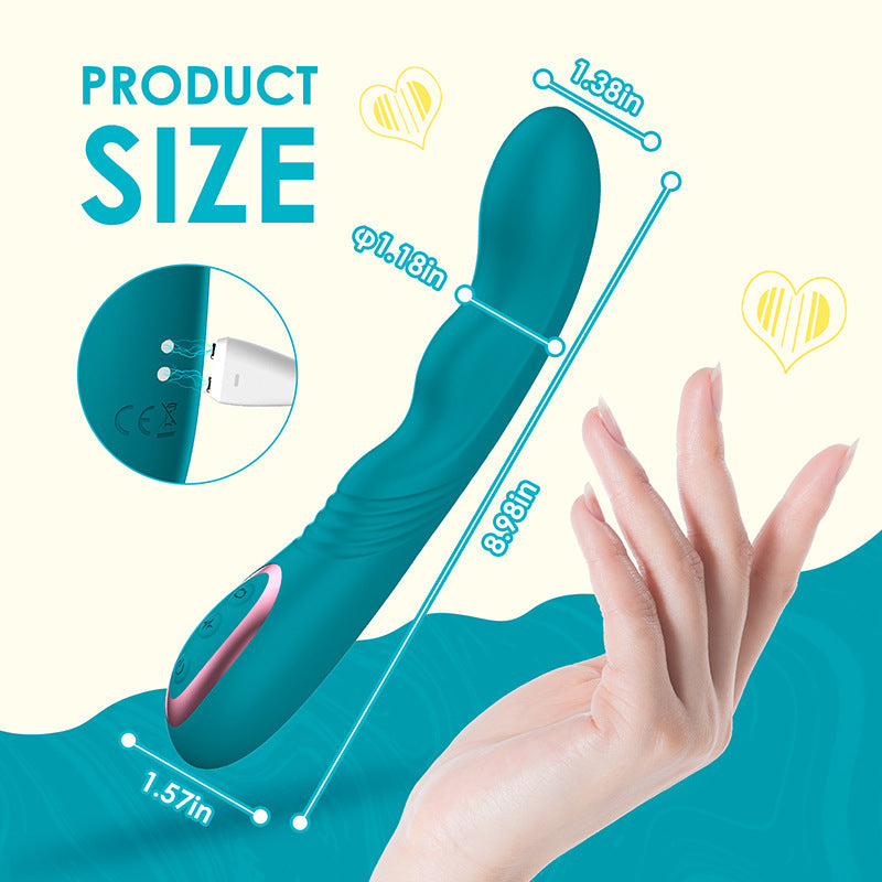 360° Swinging Vibrator – G-Spot Massager for Women | 3 Swing Modes, 10 Vibration Patterns, Silicone Waterproof Design