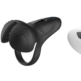 Rechargeable Locking Sperm Ring For Men, Vibrating Elephant Ring, Silicone Electric Remote Control, Triple Beam Sperm Set, Double Ring Fun