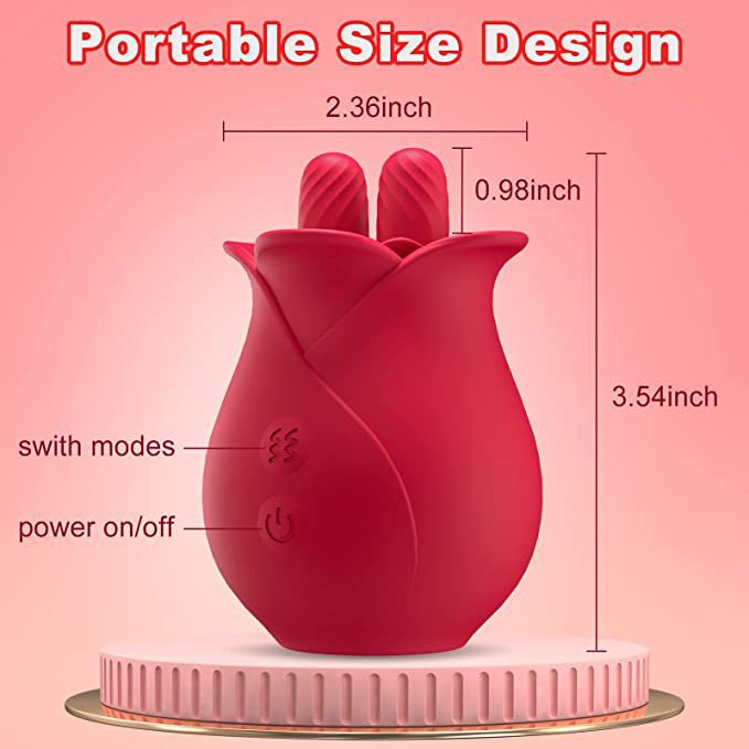 Romeo Rose Vibrator – 10-Speed Powerful Dual Stimulation Massager