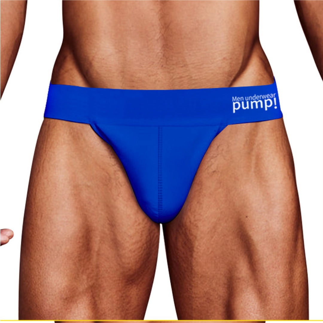 Men’s Sexy Dual-Strap Jockstrap Underwear – Low-Rise Backless Design, Soft Cotton, High-Elastic Waistband | PUMP! Style MP5009