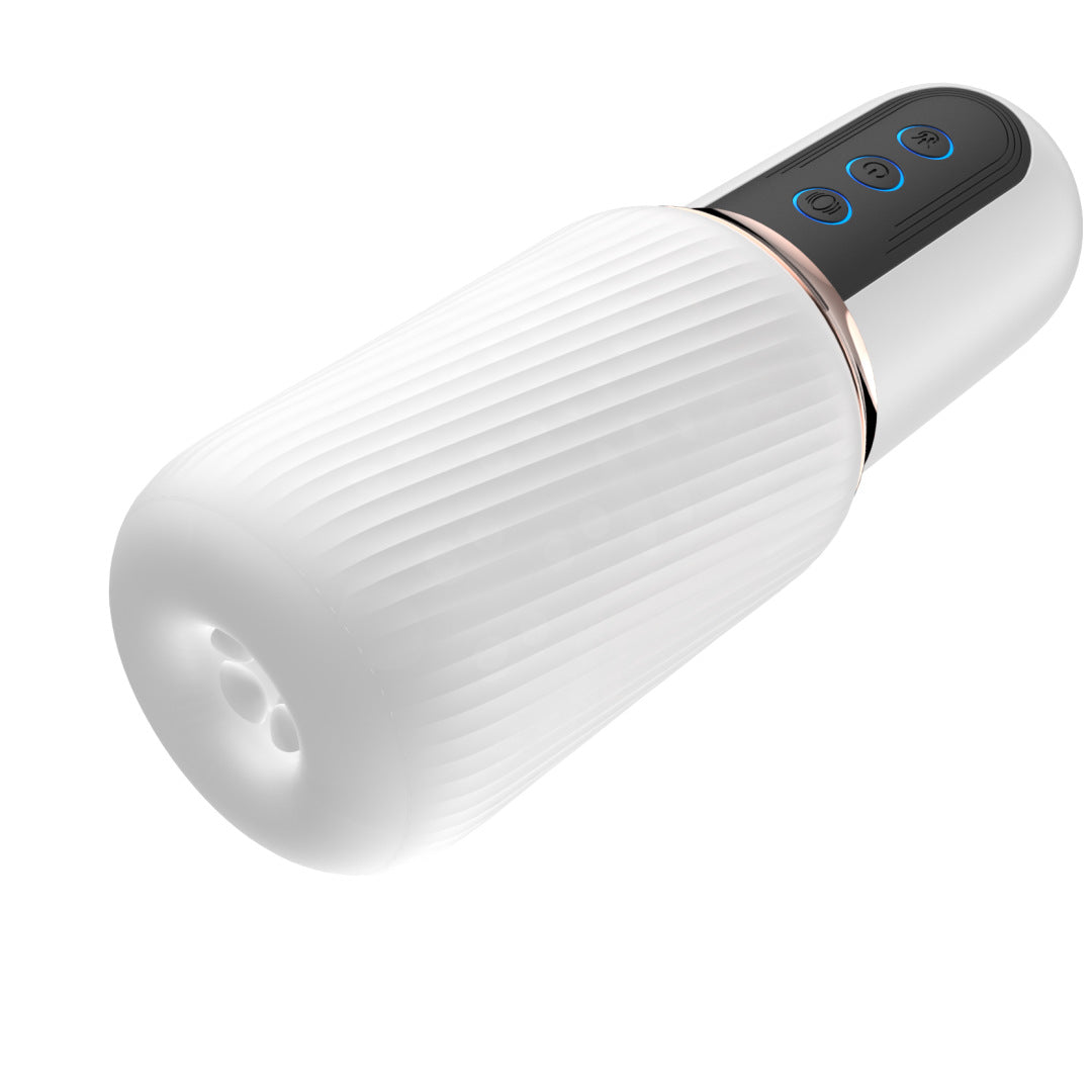 Automatic Suction & Squeeze Training Cup – 10 Frequency Modes, 800mAh Rechargeable, Transparent Male Exercise Cup