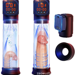 Men's Waterproof Smart Electric Penis Trainer Aid .Premium Rechargeable Smart Handheld Massager for Enhanced Erection Training Cup with Self-Pumping for Penis Enlargement