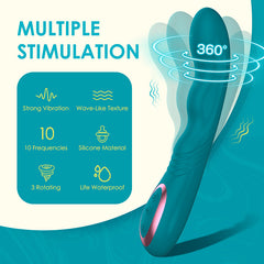 360° Swinging Vibrator – G-Spot Massager for Women | 3 Swing Modes, 10 Vibration Patterns, Silicone Waterproof Design
