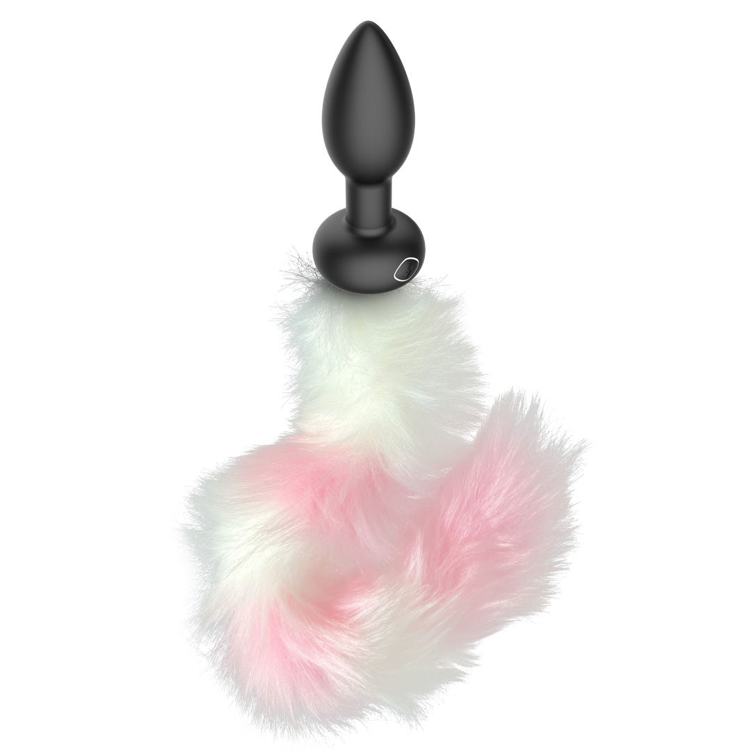 Fox Tail Vibrating Anal Plug – 10 Frequency Modes, Remote Control, Rechargeable Silicone Butt Plug