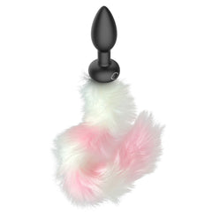 Fox Tail Vibrating Anal Plug – 10 Frequency Modes, Remote Control, Rechargeable Silicone Butt Plug