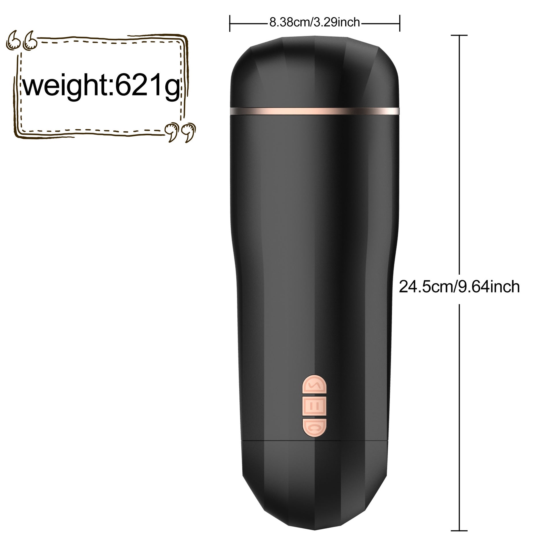 Automatic Sucking & Vibrating Male Masturbation Cup – 7 Vibration Modes, 3 Speed Levels, Magnetic USB Charging