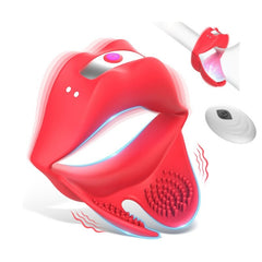 Men'S Lip Locking Sperm Ring Massager Vibration Locking Sperm Ring Wireless Remote Control Massage Masturbation