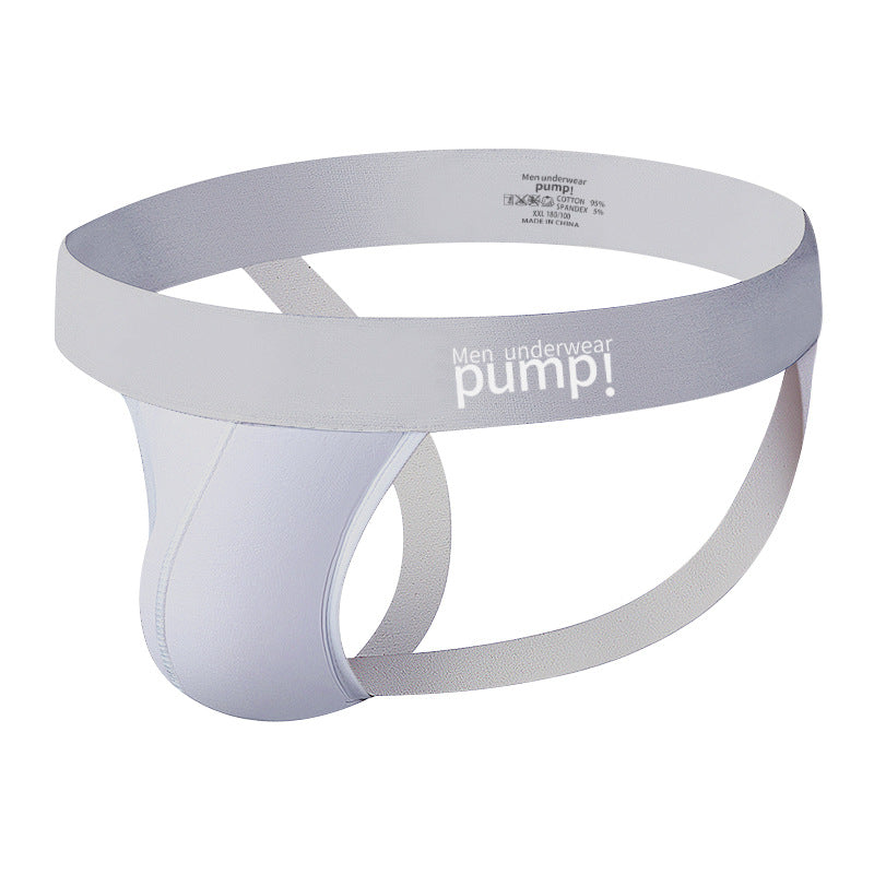Men’s Sexy Dual-Strap Jockstrap Underwear – Low-Rise Backless Design, Soft Cotton, High-Elastic Waistband | PUMP! Style MP5009